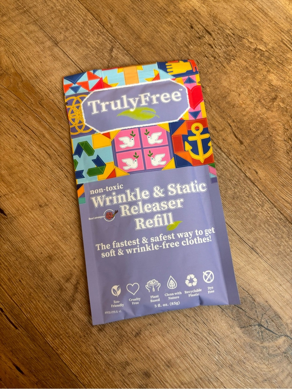 UNOPENED TRULY FREE-Wrinkle & Static Releaser Refill